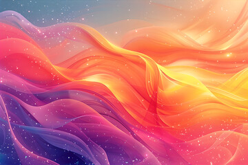 Wall Mural - data waves. modern neon abstract backdrop. virtual cyberspace. gradient background. dynamic waves. t