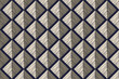 Geometric Pattern embroidery Ikat textured Bohemian modern style Vintage Han drawn vector illustration.