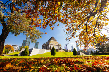 Poster - Shrine of Remembrance in Melbourne Australia