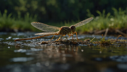 Wall Mural - Mayfly with new look to fly 