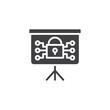 Cybersecurity Training vector icon