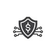 Cyber Insurance vector icon