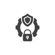 Cybersecurity Framework vector icon