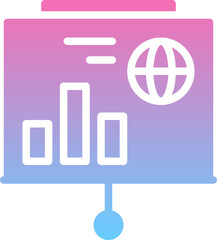 Wall Mural - Statistics business icon