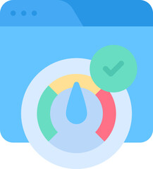 Sticker - Web speed test icon