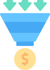 Wall Mural - Funnel icon