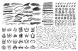 © Pavlo Syvak - Comprehensive Set Of Vector Doodles, Featuring Scribbles, Brush Strokes, Check Marks, Arrows, And Variety Of Crowns