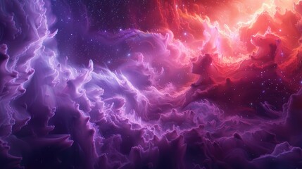 colorful nebula abstract background