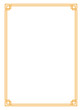 Traditional Asian geometric rectangular frame line art illustration. Dragon Boat Festival, Mid Autumn Festival, Lunar New Year decorative clip art, card, banner, poster element. Isolated vector design