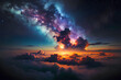 空と雲と銀河-A