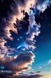 空と雲と銀河-C
