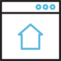 Web Homepage Line Icon
