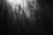 Rays of light isolated on the black background for overlays design  screen blending mode layer 