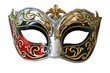 © muhamad - masquerade mask isolated on transparent or white backgroud png cutout clipping path