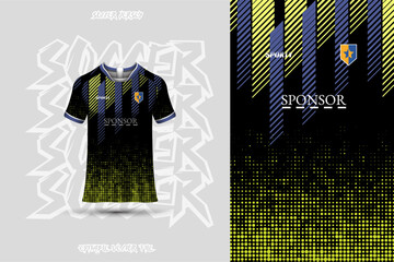 Wall Mural - Football jersey design template, suitable for jersey design, background, poster.