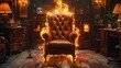 armchair on fire Generative AI