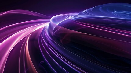 Wall Mural - Futuristic Light Trails 1