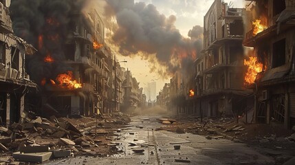 war-torn cityscape 1