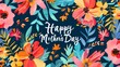 © Alex - Vibrant Floral Arrangement for Happy Mother's Day Generative AI