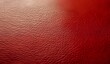 Background texture of a wrinkled red leather surface. AI Generated