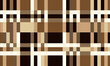   A brown and white plaid pattern similar to The Big Bang Theory's plaid pattern