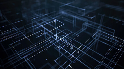 Wall Mural - abstract technology background: innovative concepts in modern ai communication and digital network t