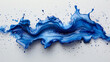 watercolor splotch splatter of water isolated