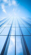© xuan - Glass skyscrapers reflect the sky