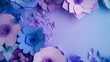 Fundo roxo com folhas - wallpaper HD