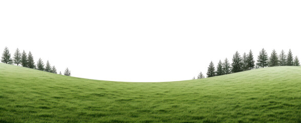 Wall Mural - PNG Grassland landscape panoramic outdoors.