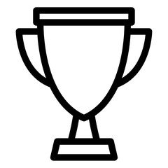 Sticker - trophy cup icon 