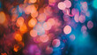 Blurred Colorful Light Bokeh Background 