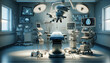 © Gregory Allen Brown - Modern medical equipment in an operating room designed for neurosurgery doctors and nurses