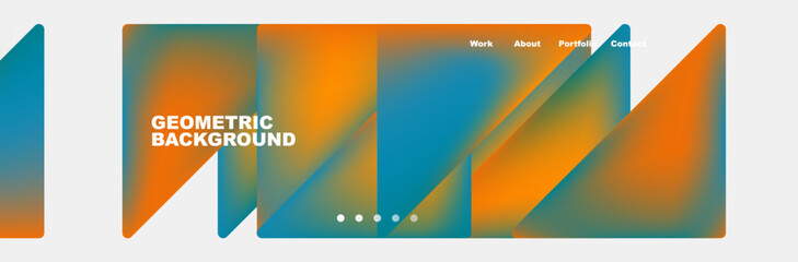 Triangle minimal web site page background design. Vector Illustration For Wallpaper, Banner, Background, Card, Book Illustration, landing page