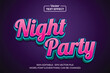 © Pickypicks - summer party editable text effect with neon glow style