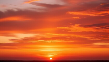 Canvas Print - sunset over the sea