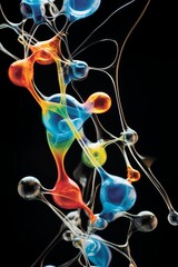 Poster - Colorful abstract glass art