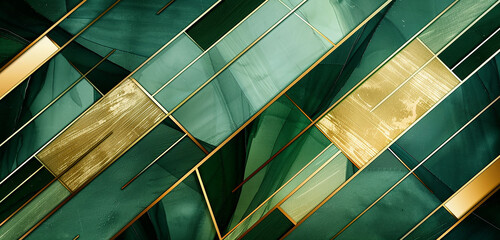 Elegant green pattern