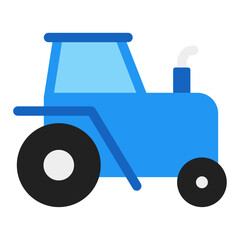 Canvas Print - tractor icon 