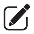 edit icon, Notepad edit document with pencil icon. Vector illustration. Edit icon symbol vector pictogram.