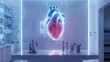© Tackey - 21st Century Heart Health: 3D Hologram of A Heart Visualization for Healthcare Technology