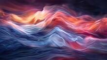 Waves Of Abstract Colored Lines Create A Dynamic Spectrum