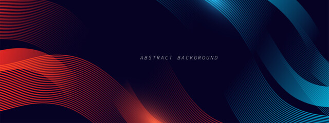 abstract blue modern background with dynamic geometric shapes.