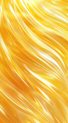 Wall Mural - Warm honey yellow waves in a flame-like design perfect for a cheerful sunny background