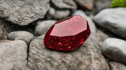 red ruby stone