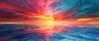 Witness The Awe-Inspiring Beauty Of A Multicolored Sunrise Art Background, Background HD For Designer 
