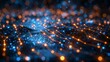 © Maxim Borbut - Business and internet cybersecurity. Abstract futuristic background. Business presentation using big data.