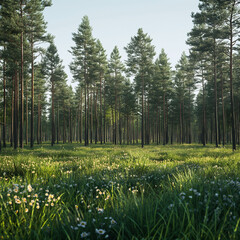 green forest during summer