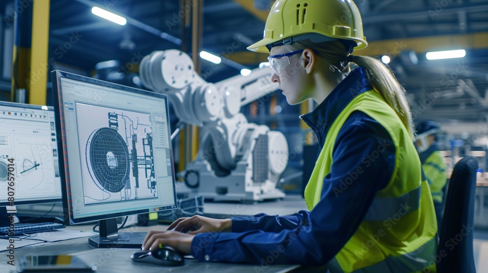 Engineer That Designs Machine At the Factory: Mechanical Engineer Designs 3D Engine on Her Personal ...