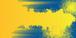 Vintage pop art yellow and orange background. Wallpaper banners